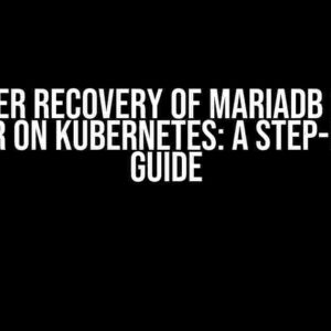 Disaster Recovery of MariaDB Galera Cluster on Kubernetes: A Step-by-Step Guide