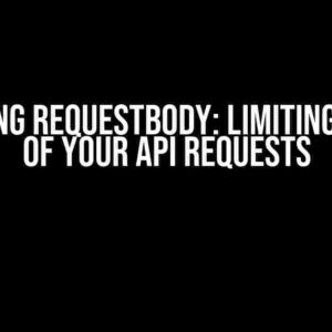 Mastering RequestBody: Limiting the Size of Your API Requests