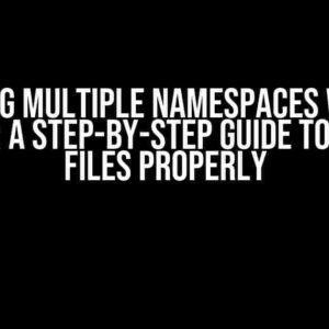 Using Multiple Namespaces with i18next: A Step-by-Step Guide to Loading Files Properly